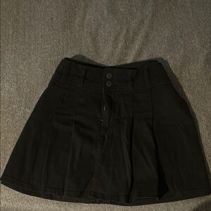 Black Button-Up Skirt